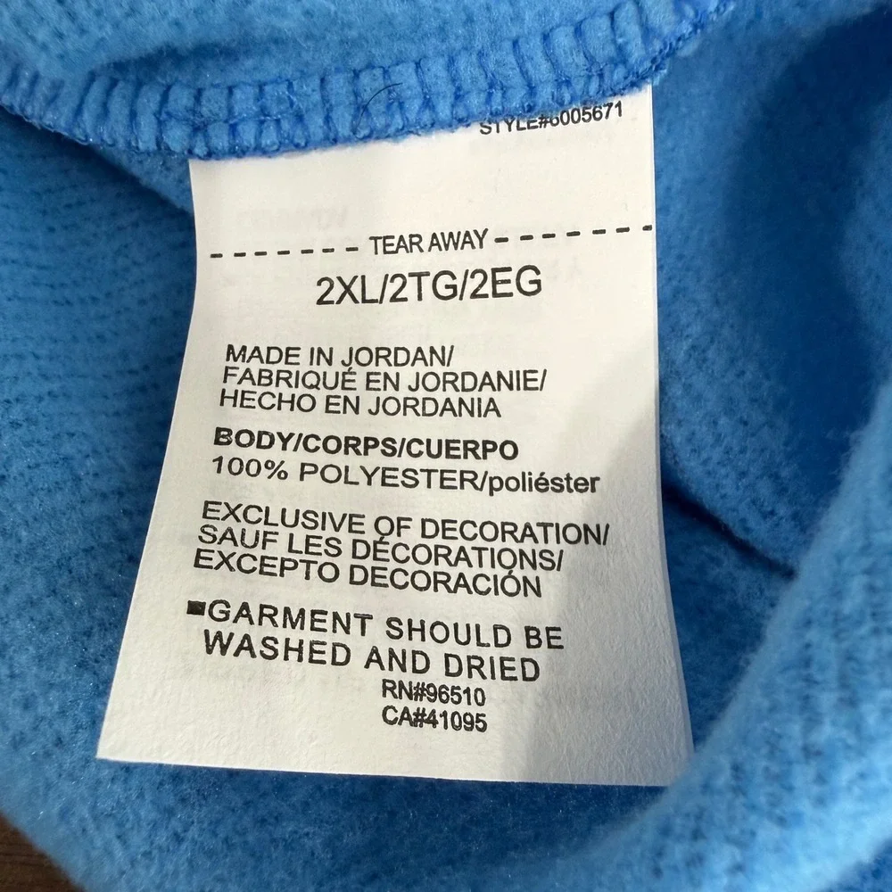 NEW Under Armour UA Drive SweaterFleece Mens 2XL Pullover Blue Heathered 1/4 Zip